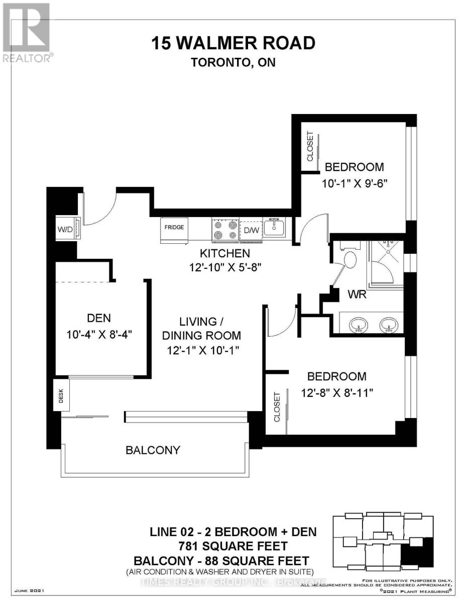 902 - 15 Walmer Road, Toronto (Annex), Ontario  M5R 2X1 - Photo 8 - C12874756