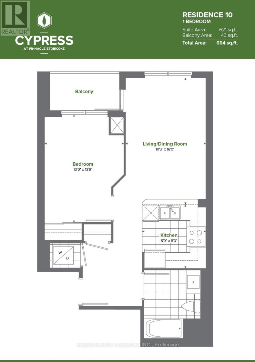 1310 - 50 Thomas Riley Road, Toronto (Islington-City Centre West), Ontario  M9B 0C5 - Photo 2 - W12875524