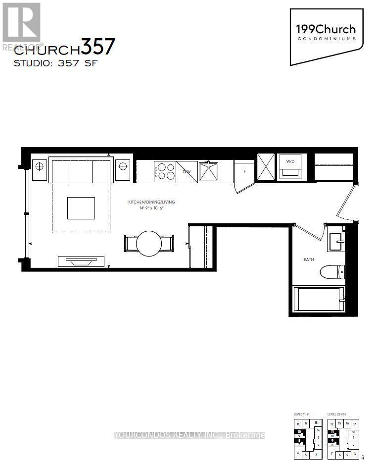 3811 - 82 Dalhousie Street, Toronto, Ontario  M5B 0C5 - Photo 9 - C12876202