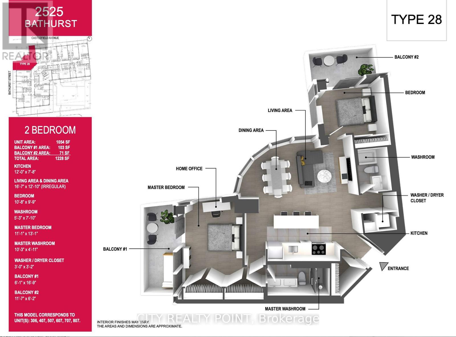 707 - 2525 Bathurst Street, Toronto (Forest Hill North), Ontario  M6B 2Y9 - Photo 12 - C12877688