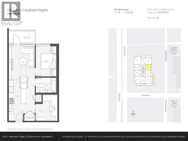 1710 652 Whiting Way, Coquitlam, British Columbia  V3J 0K3 - Photo 11 - R3099335