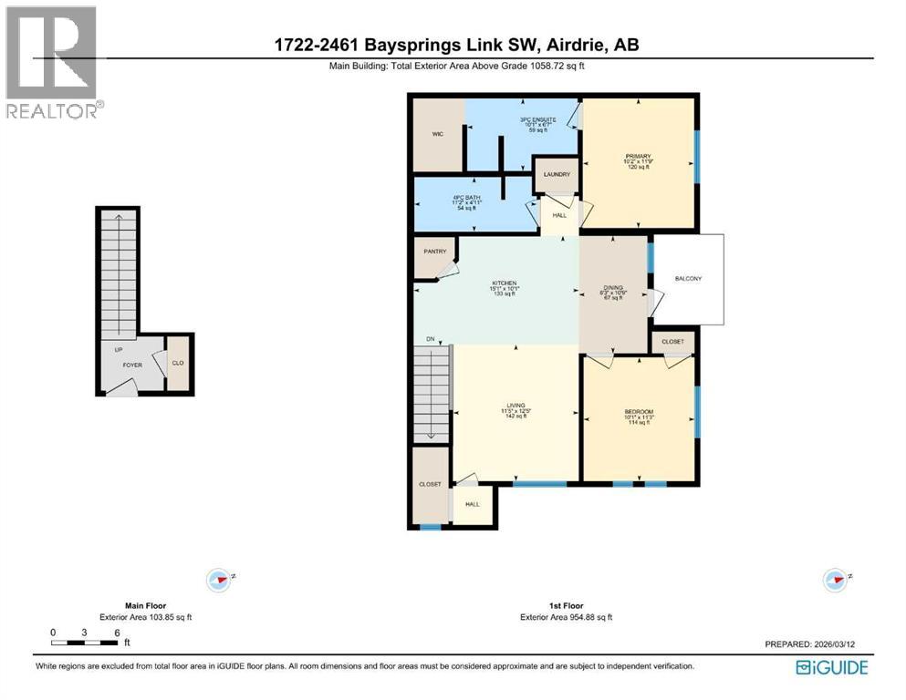 1722, 2461 Baysprings, Airdrie, Alberta  T4B 4C6 - Photo 24 - A2290949