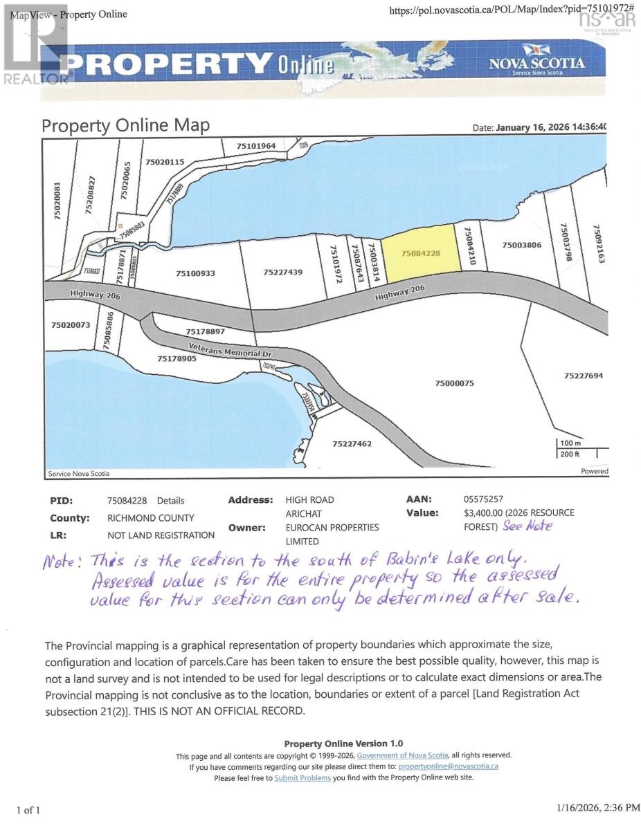 Babins Lake, Arichat, Nova Scotia