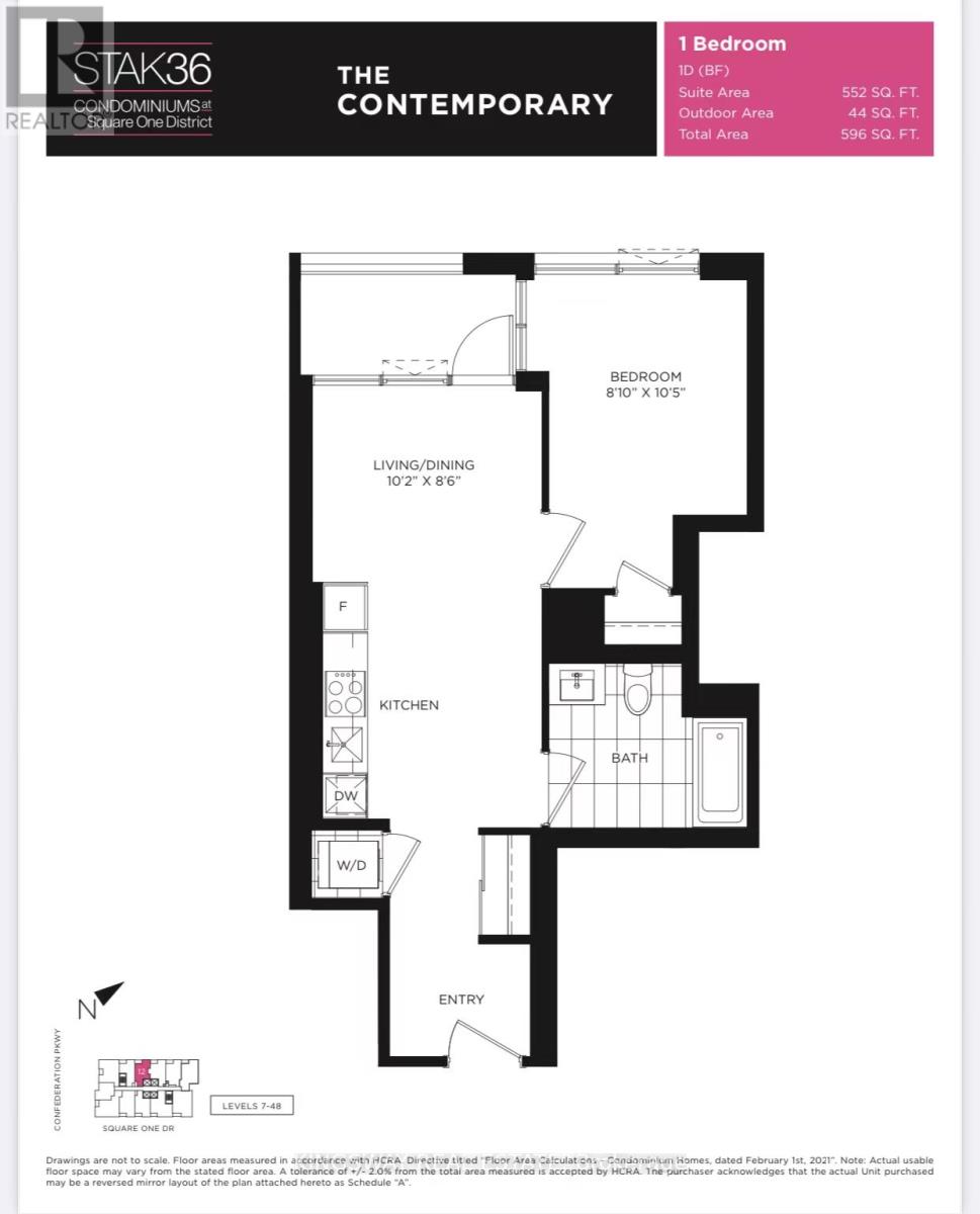 2012 - 395 Square One Drive, Mississauga (City Centre), Ontario  L5B 0P6 - Photo 6 - W12878776