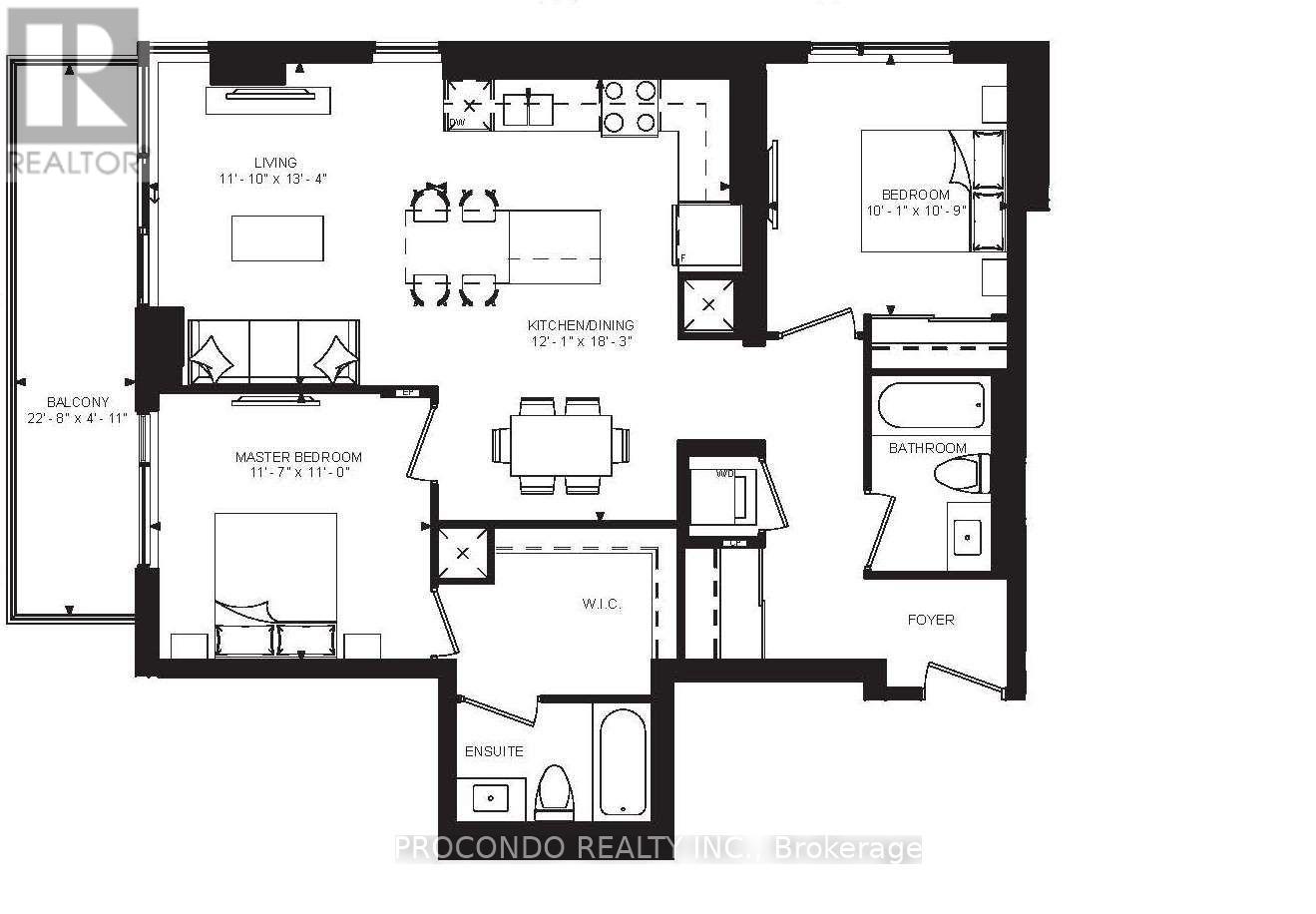 2208 - 55 Duke Street W, Kitchener, Ontario  N2H 0C9 - Photo 6 - X12878788