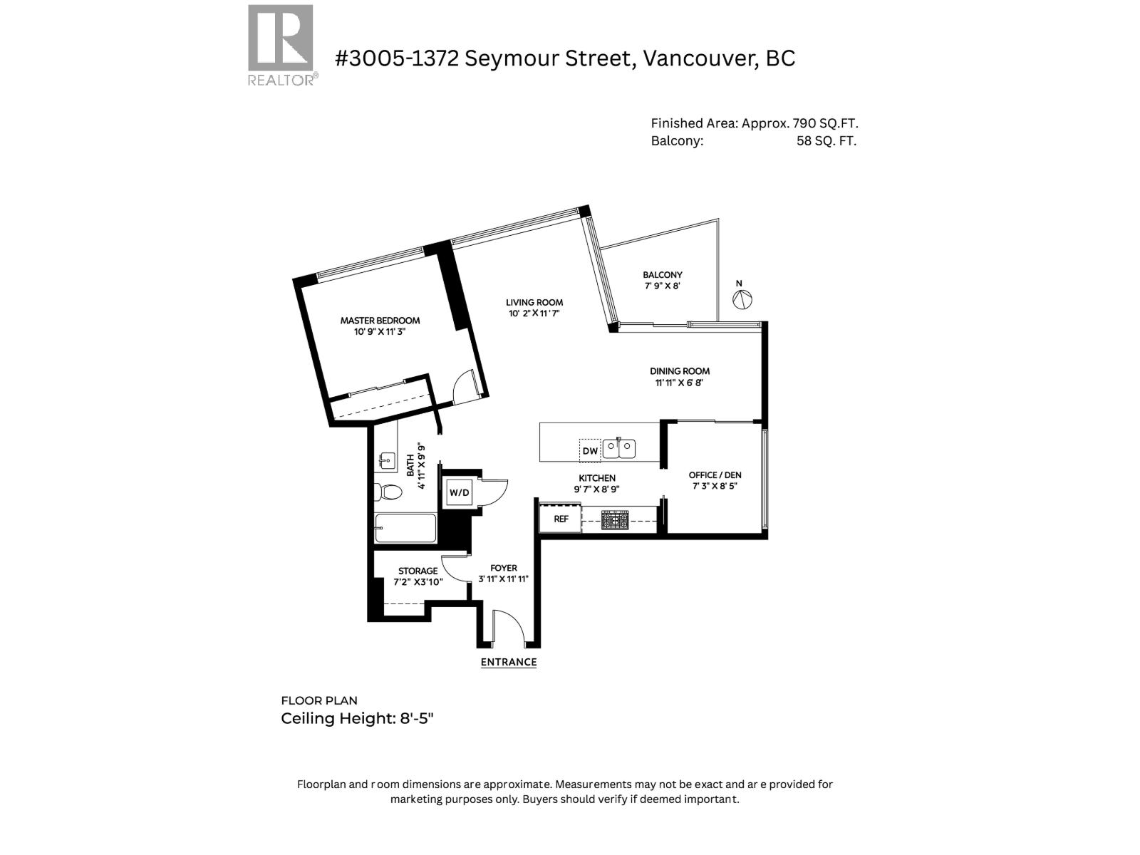 3005 1372 Seymour Street, Vancouver, British Columbia  V6Z 2P7 - Photo 40 - R3098370