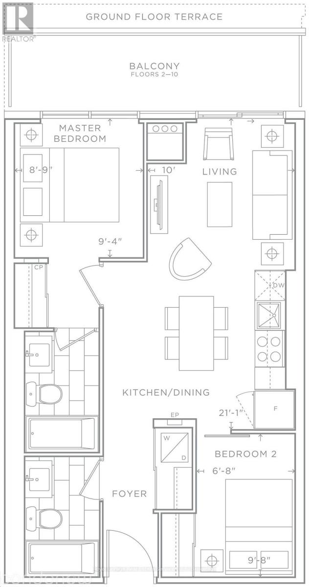 A605 - 3210 Dakota Common, Burlington, Ontario  L7M 2A8 - Photo 50 - W12880560