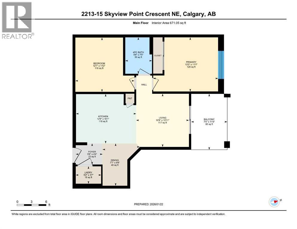 2213, 15 Skyview Point Crescent Ne, Calgary, Alberta  T3N 2T1 - Photo 35 - A2280699