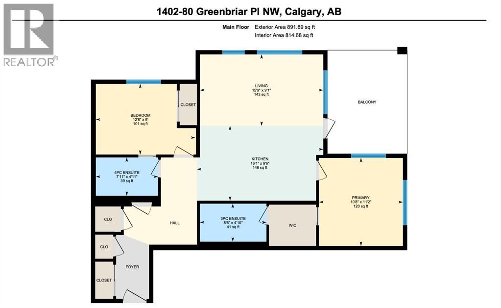 1402, 80 Greenbriar Place Nw, Calgary, Alberta  T3B 6J4 - Photo 36 - A2292126