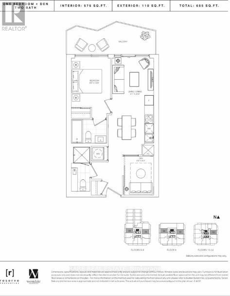 1010 S - 110 BROADWAY AVENUE, Toronto, Ontario