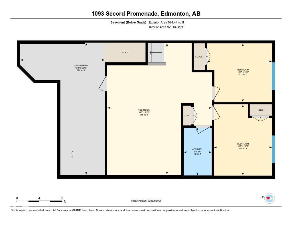 1093 Secord Promenade Pm Nw, Edmonton, Alberta  T5T 1N1 - Photo 40 - E4477472