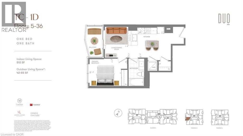 25 Wellington Street S Unit# 2004, Kitchener, Ontario  N2G 0G5 - Photo 15 - 40806132