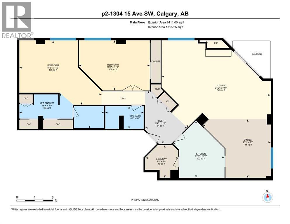 Ph2, 1304 15 Avenue SW, Calgary, Alberta  T3C 0X7 - Photo 32 - A2291468