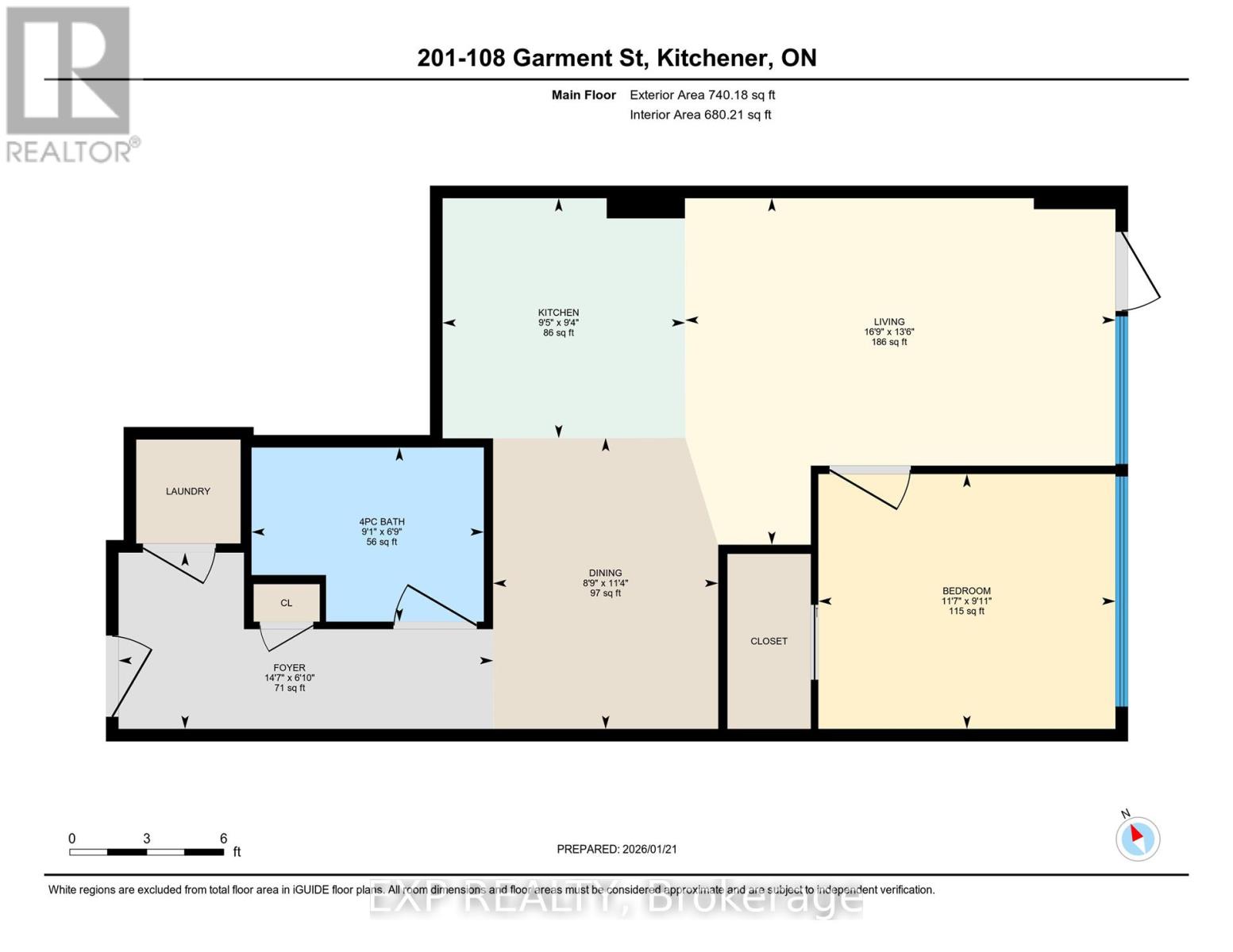 201 - 108 Garment Street, Kitchener, Ontario  N2G 0E2 - Photo 17 - X12885470