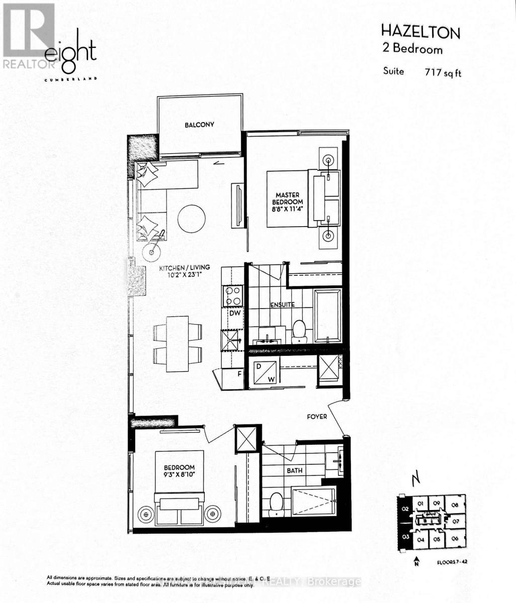 4202 - 8 Cumberland Street, Toronto (Annex), Ontario  M4W 0B6 - Photo 43 - C12885480