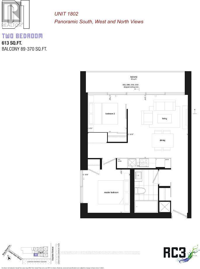 1802 - 170 Bayview Avenue, Toronto, Ontario  M5A 0M4 - Photo 2 - C12887468