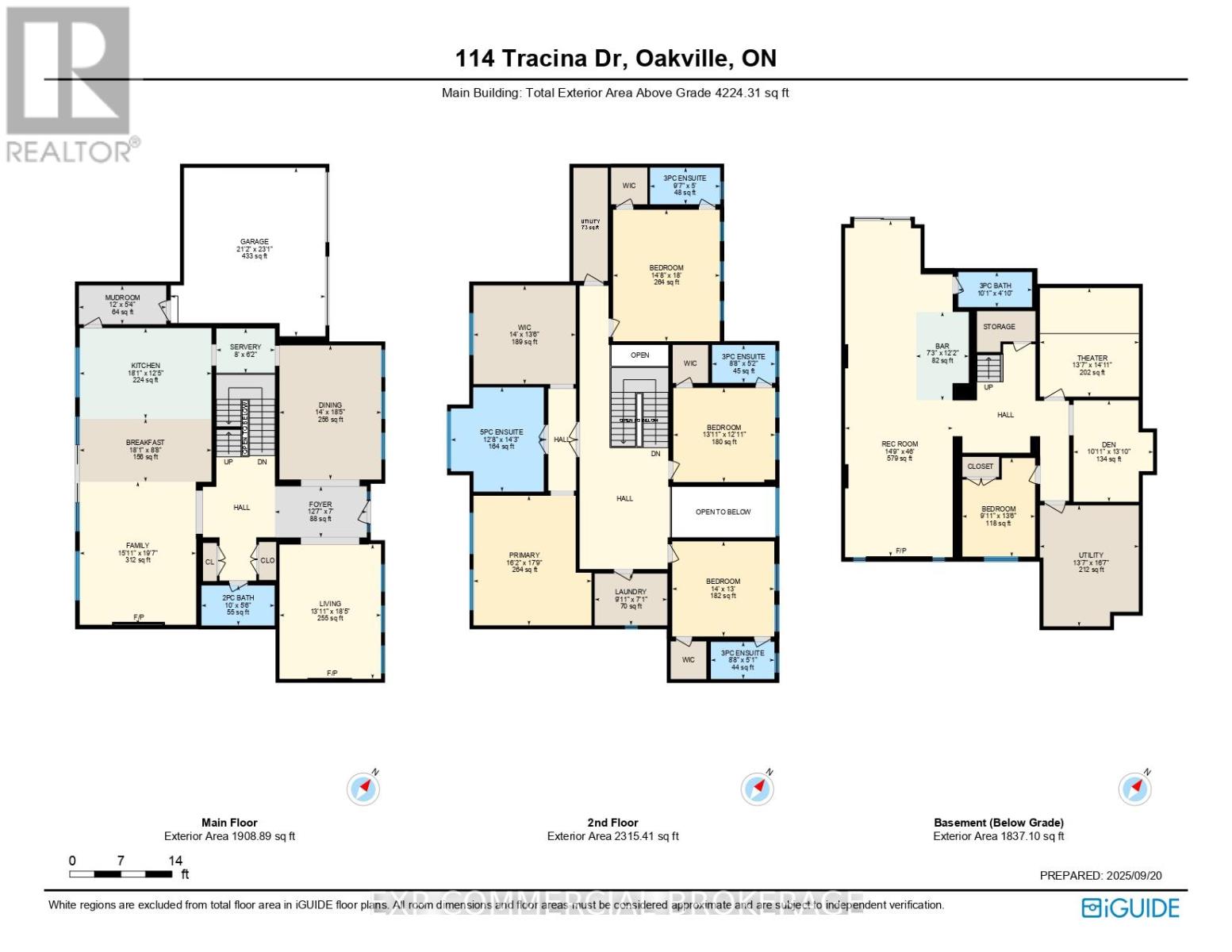 114 Tracina Drive, Oakville, Ontario  L6L 4B7 - Photo 50 - W12882726