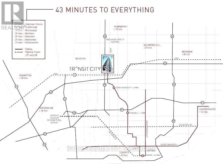 5502 - 950 Portage Parkway, Vaughan, Ontario  L4K 0J7 - Photo 3 - N12889288