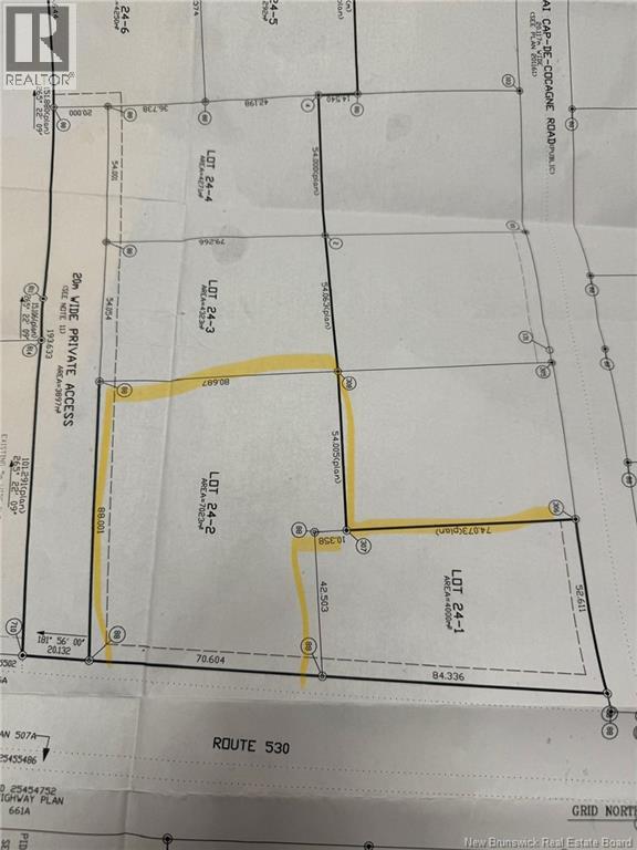 Lot 24-2 Route 530, Cap-De-Cocagne, New Brunswick  E4R 5N6 - Photo 1 - NB126951