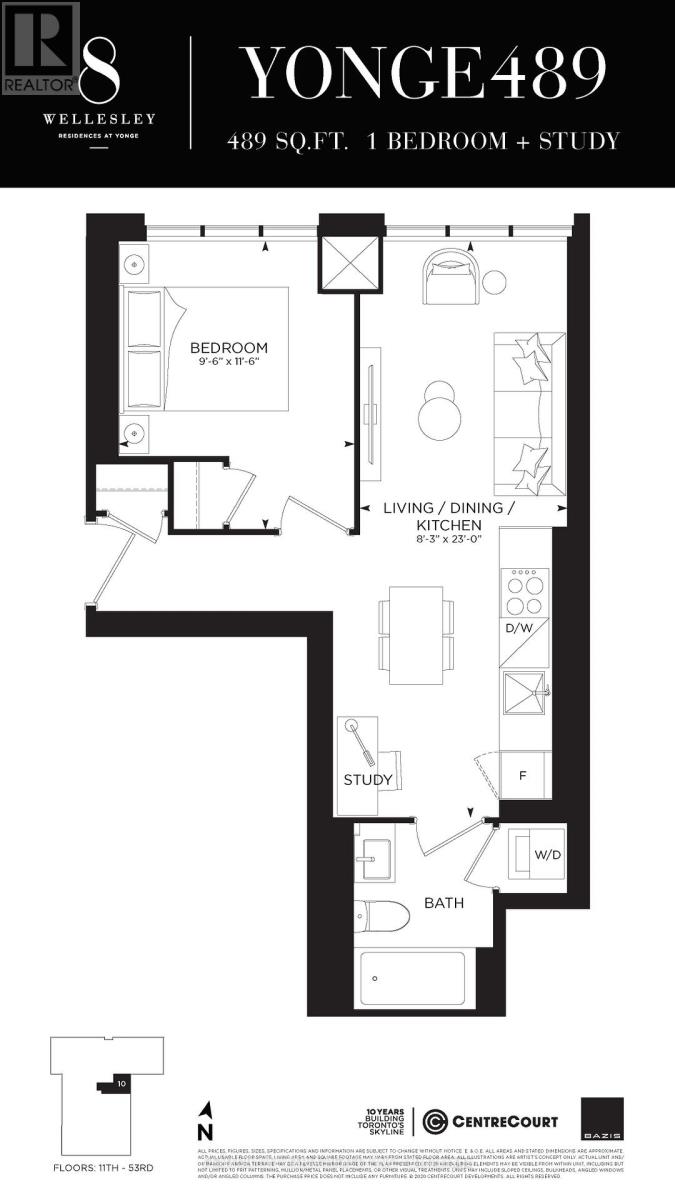 2610 - 8 Wellesley Street W, Toronto (Bay Street Corridor), Ontario  M4Y 0J5 - Photo 17 - C12890826