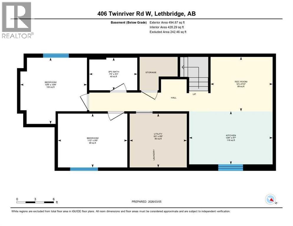 406 Twinriver Road W, Lethbridge, Alberta  T1J 4C8 - Photo 50 - A2290987