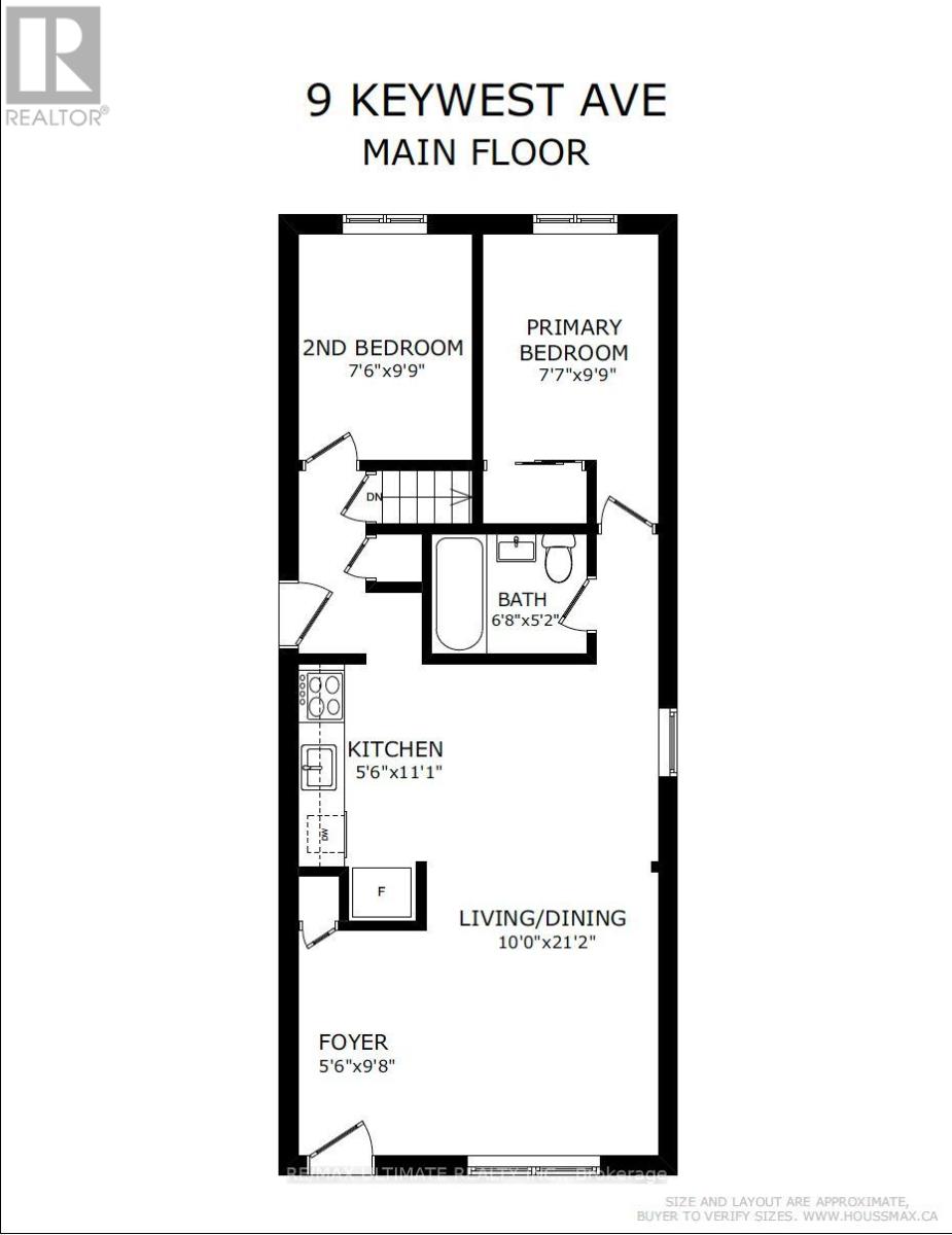 Upper - 9 Keywest Avenue, Toronto, Ontario  M6E 2A7 - Photo 16 - C12892484