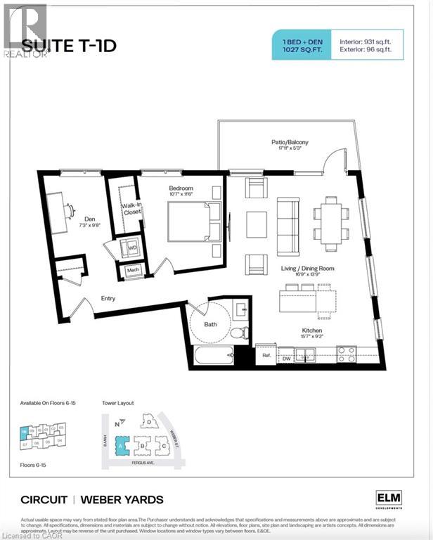 1333 Weber Street E Unit# 1208, Kitchener, Ontario  N2A 1C2 - Photo 23 - 40812893