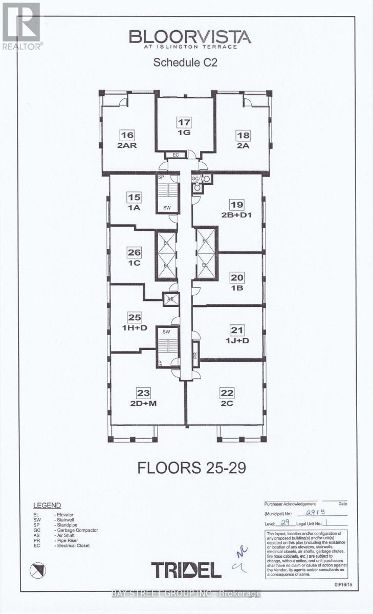 2915 - 9 Mabelle Avenue, Toronto (Islington-City Centre West), Ontario  M9A 4X7 - Photo 5 - W12894956