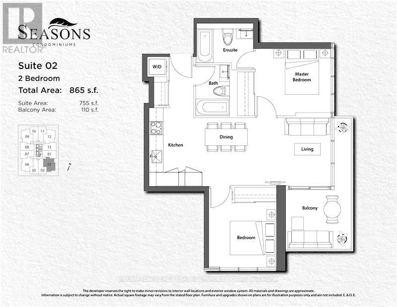 1102 - 95 Mcmahon Drive, Toronto, Ontario  M2K 0H2 - Photo 13 - C12896210