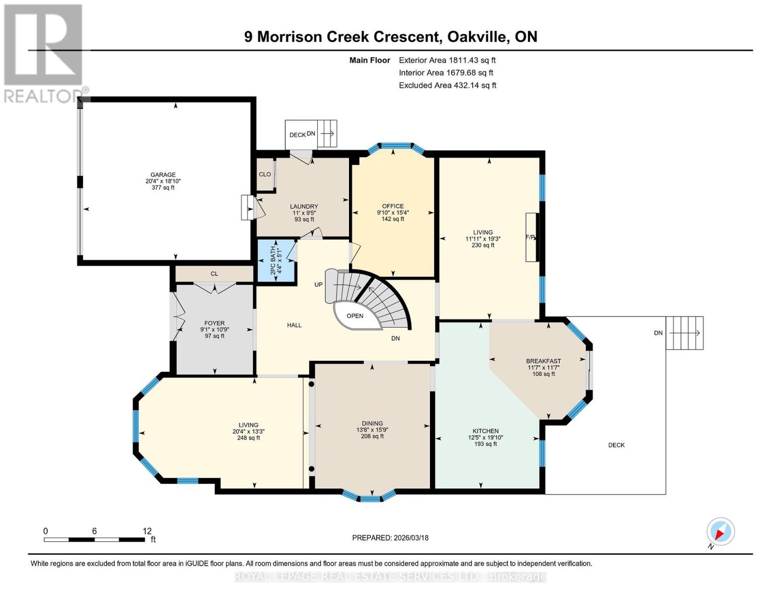 9 Morrison Creek Crescent, Oakville, Ontario  L6H 4C2 - Photo 46 - W12896146