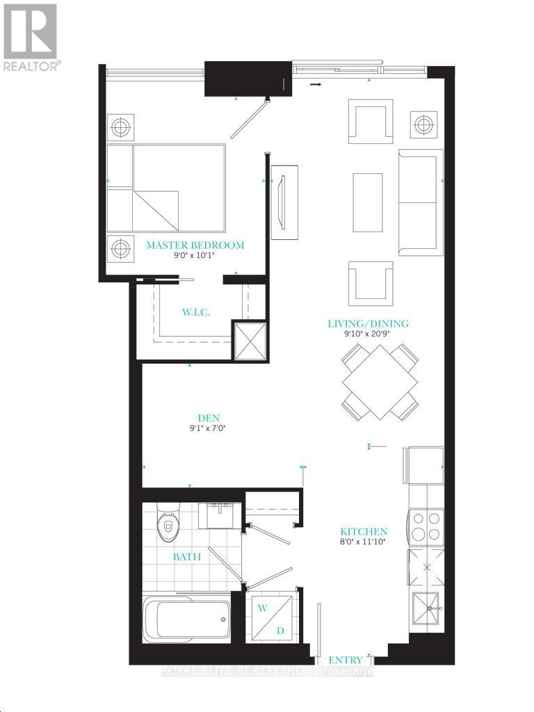 2305 - 99 John Street, Toronto, Ontario  M5V 0S6 - Photo 4 - C12897704