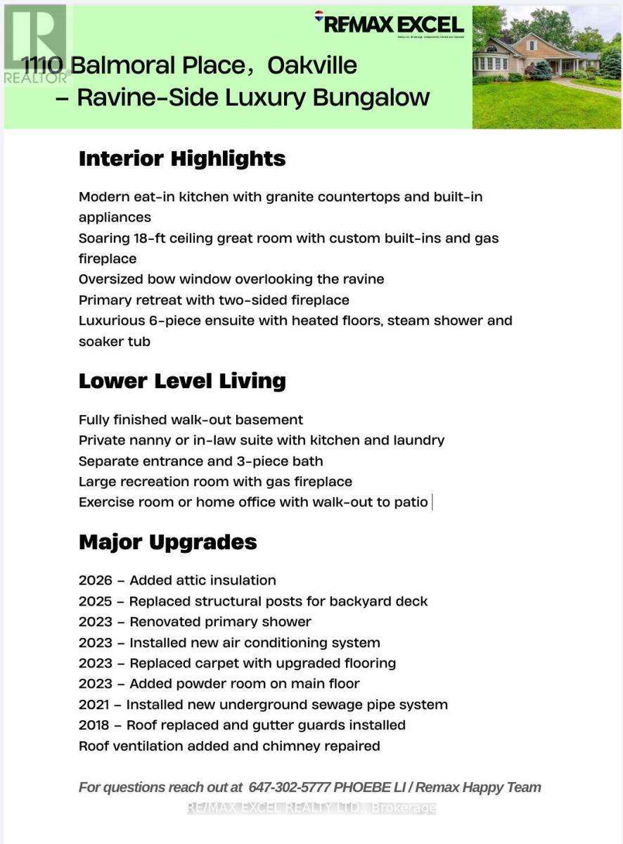 1110 Balmoral Place, Oakville, Ontario  L6J 2L9 - Photo 50 - W12882750