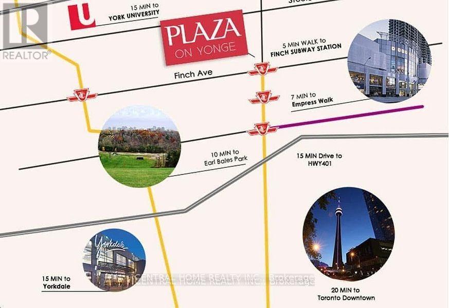 2408 - 5858 Yonge St Street, Toronto (Newtonbrook West), Ontario  M2M 3T3 - Photo 3 - C12897974