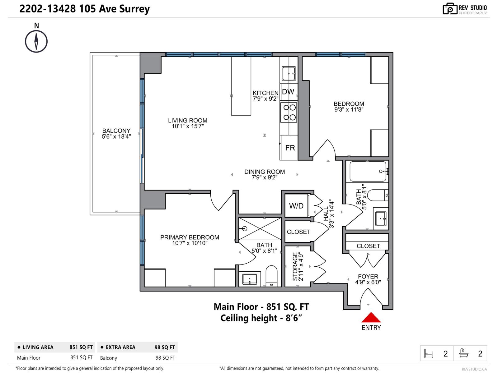 2202 13428 105 Avenue, Surrey, British Columbia  V3T 0S6 - Photo 38 - R3101329