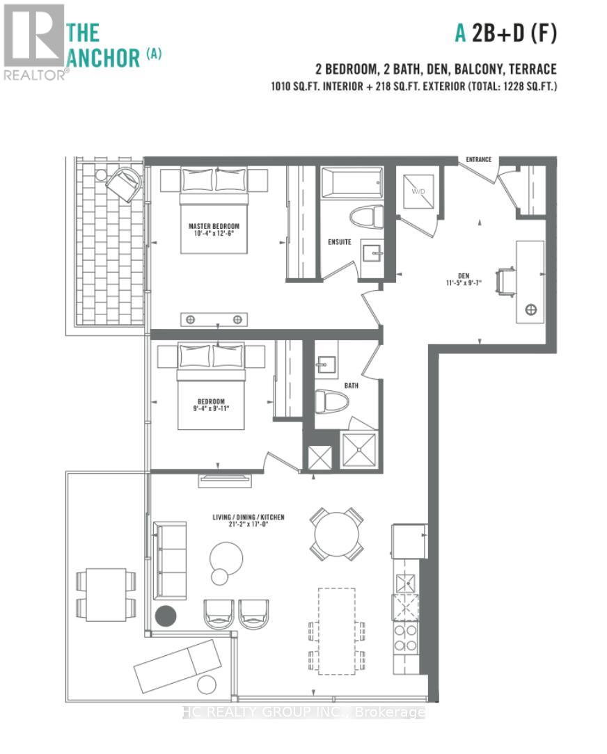 1505 - 1606 Charles Street, Whitby (Port Whitby), Ontario  L1N 0P1 - Photo 4 - E12899472