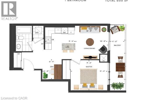 15 S Wellington Street S Unit# 1701, Kitchener, Ontario  N2G 0E4 - Photo 13 - 40813398