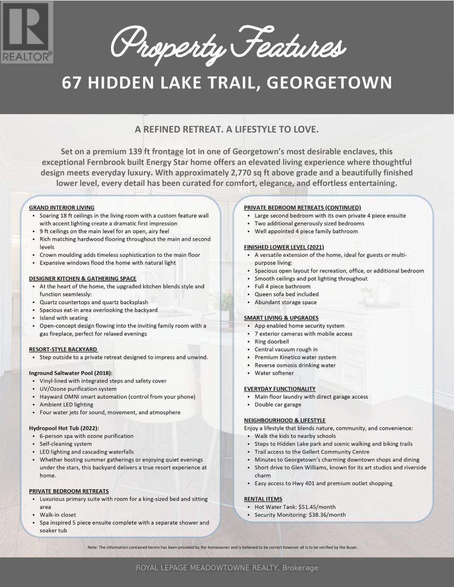 67 Hidden Lake Trail, Halton Hills, Ontario  L7G 0K6 - Photo 42 - W12903366