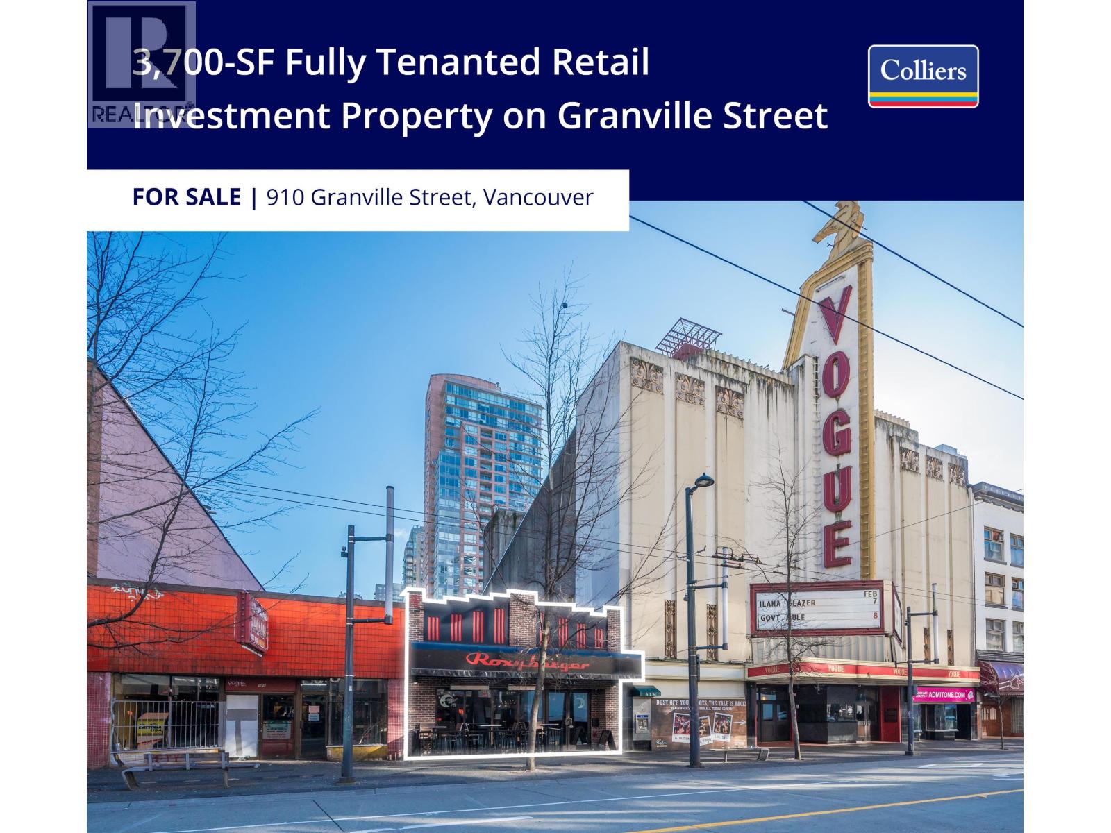 910 Granville Street, Vancouver, British Columbia  V6Z 1L2 - Photo 1 - C8077191
