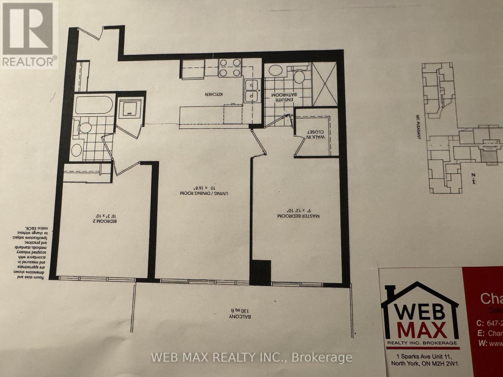 1305 - 900 Mount Pleasant Road, Toronto, Ontario  M4P 3J9 - Photo 24 - C12901148