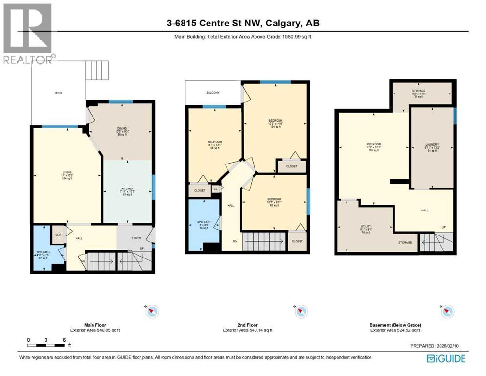 1-2-3-4, 6815 Centre Street NW, Calgary, Alberta  T2K 0V3 - Photo 5 - A2286114