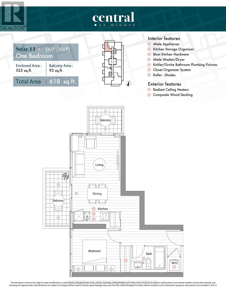 1011 - 38 Widmer Street, Toronto, Ontario  M5V 0P7 - Photo 2 - C12905984