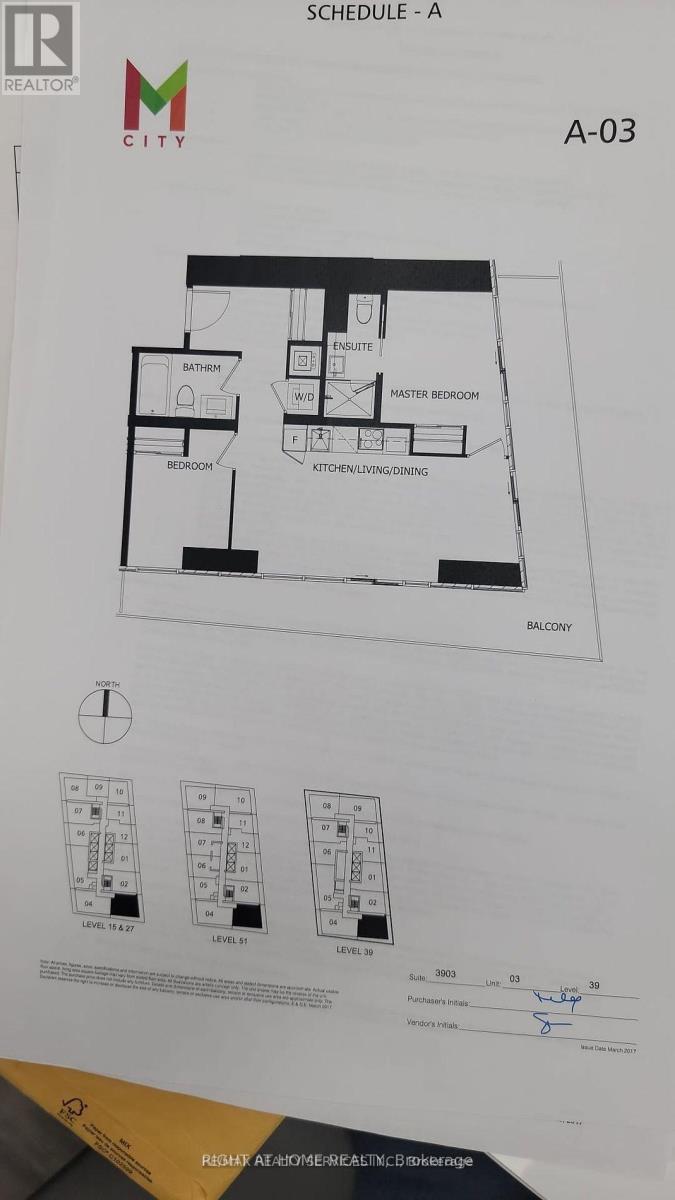 3903 - 3900 Confederation Parkway, Mississauga, Ontario  L5B 0M3 - Photo 21 - W12906168