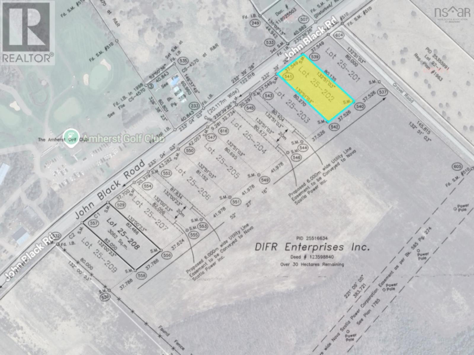 Lot 25-202 John Black Road, East Amherst, Nova Scotia