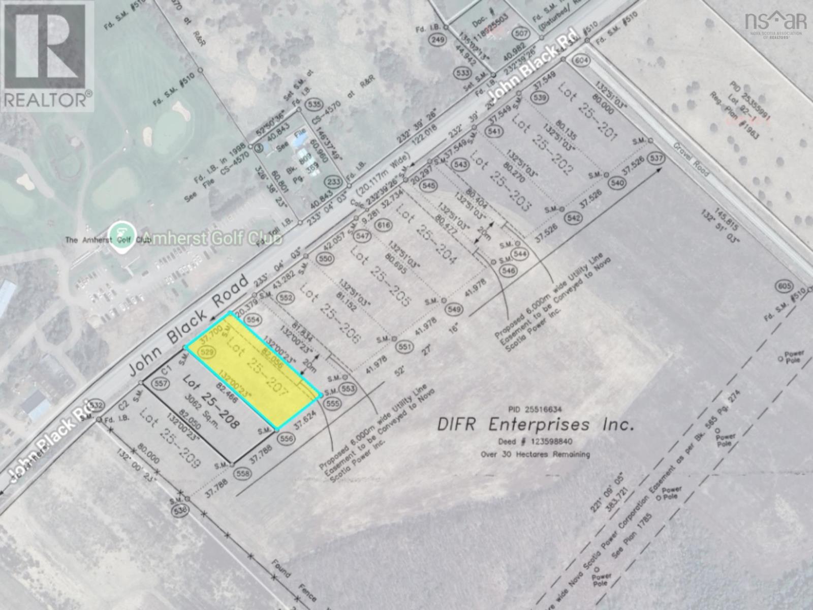 Lot 25-207 John Black Road, East Amherst, Nova Scotia