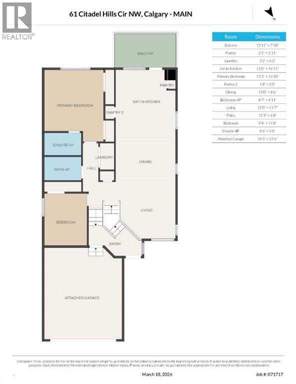 61 Citadel Hills Circle NW, Calgary, Alberta  T3G 3V5 - Photo 43 - A2294659