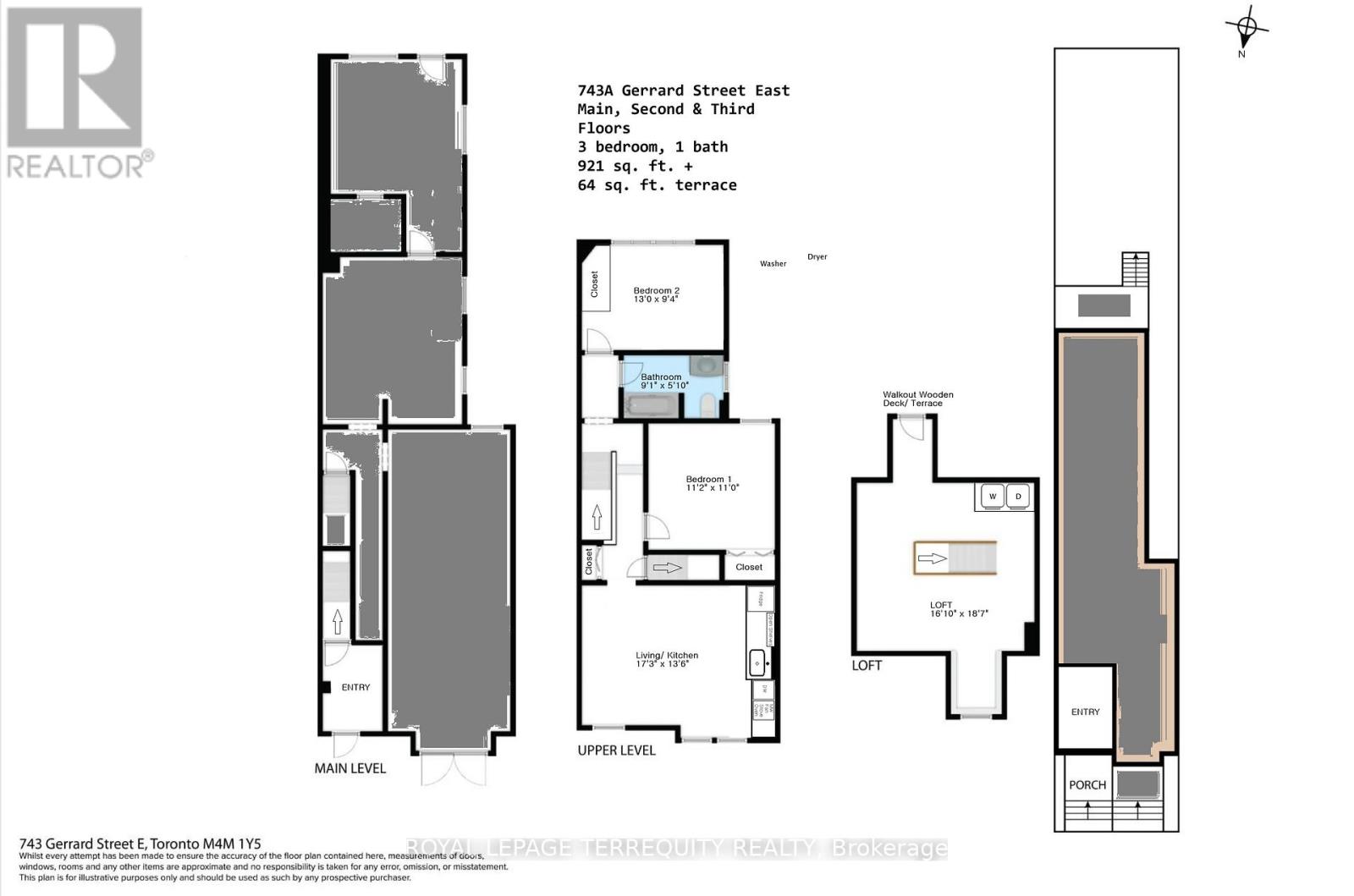 Upper - 743 Gerrard Street E, Toronto, Ontario  M4M 1Y5 - Photo 20 - E12906968