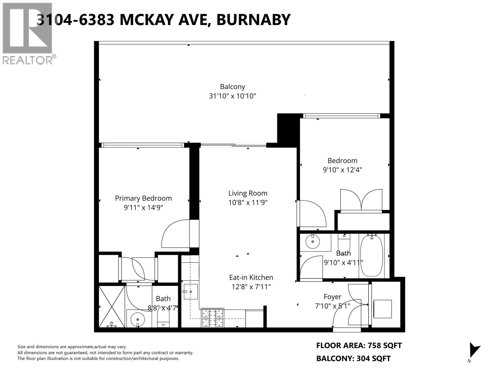 3104 6383 Mckay Avenue, Burnaby, British Columbia  V5H 0H8 - Photo 16 - R3098070