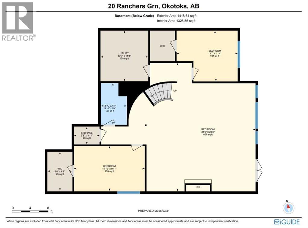 20 Ranchers Green, Okotoks, Alberta  T1S 0G6 - Photo 37 - A2295375