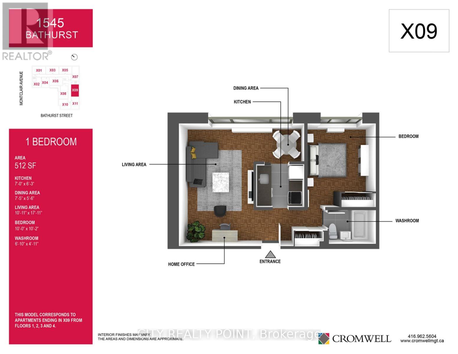 403 - 1545 Bathurst Street, Toronto (Forest Hill South), Ontario  M5P 3H6 - Photo 11 - C12907152