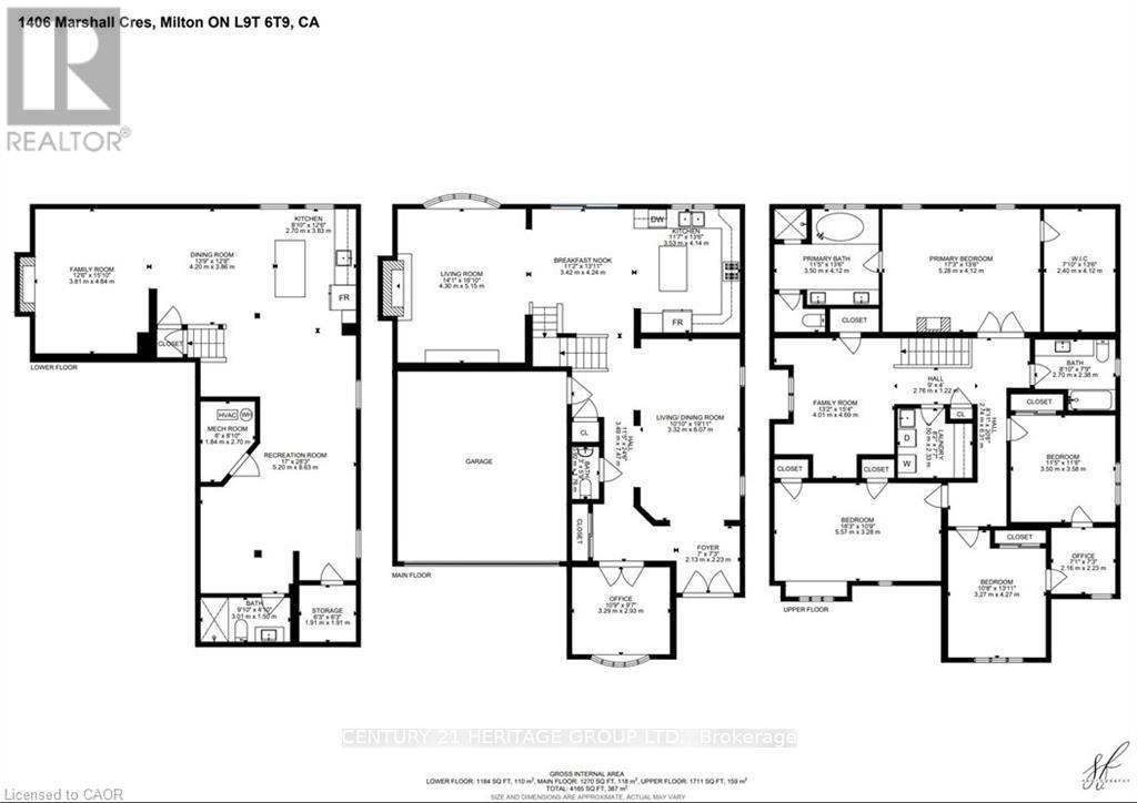 1406 Marshall Crescent, Milton, Ontario  L9T 6T9 - Photo 50 - W12907614